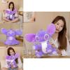 Disney Lilo Stitch Purple Plush Doll Toys Soft Cuddly And Detailed