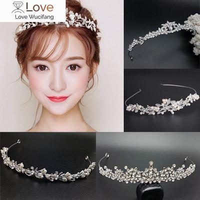 Luxusné kryštálové šperky do vlasov Žiarivé perlové čelenky a korunky Luxusná kráľovná princezná Diadém Svadobné svadobné doplnky do vlasov