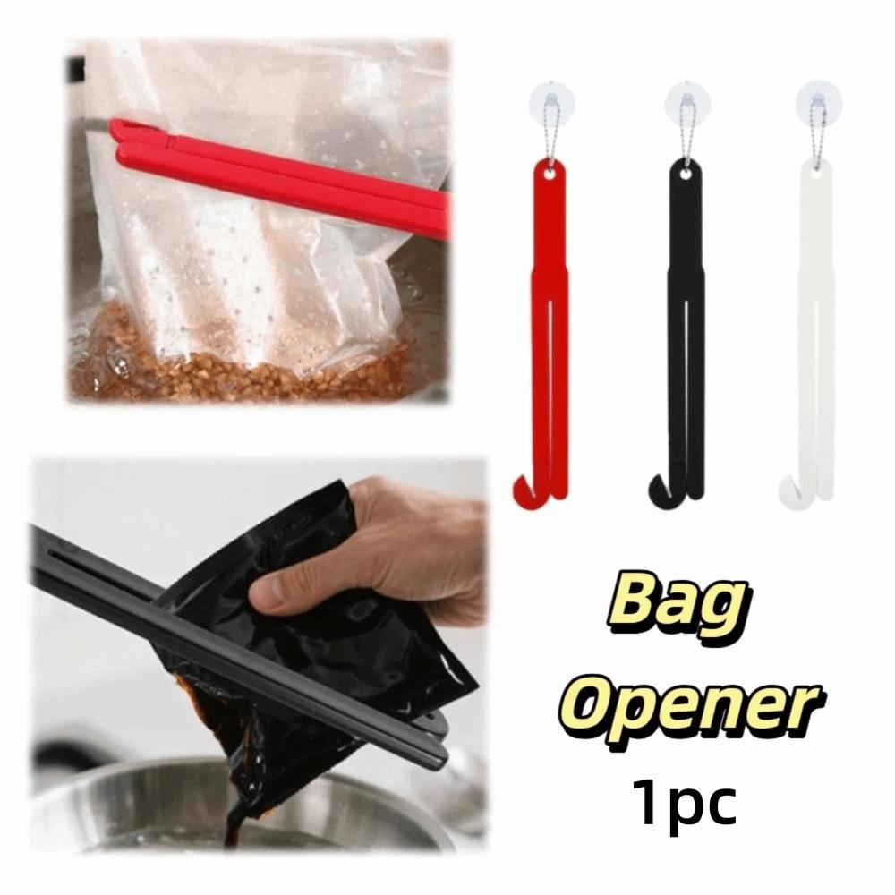 Stainless Steel Food Bag Opener Plastic Material Food Pouch Squeezer  Professional Use