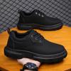 2024 Autumn New Men's Footwear Business British Style Men's Skateboard Shoes Youth Fashion Casual Work Wear Shoes