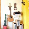 Scratch-Proof Guitar Hanger with Shelf String Instrument Storage Rack Ukuleles Bracket  Studio Use