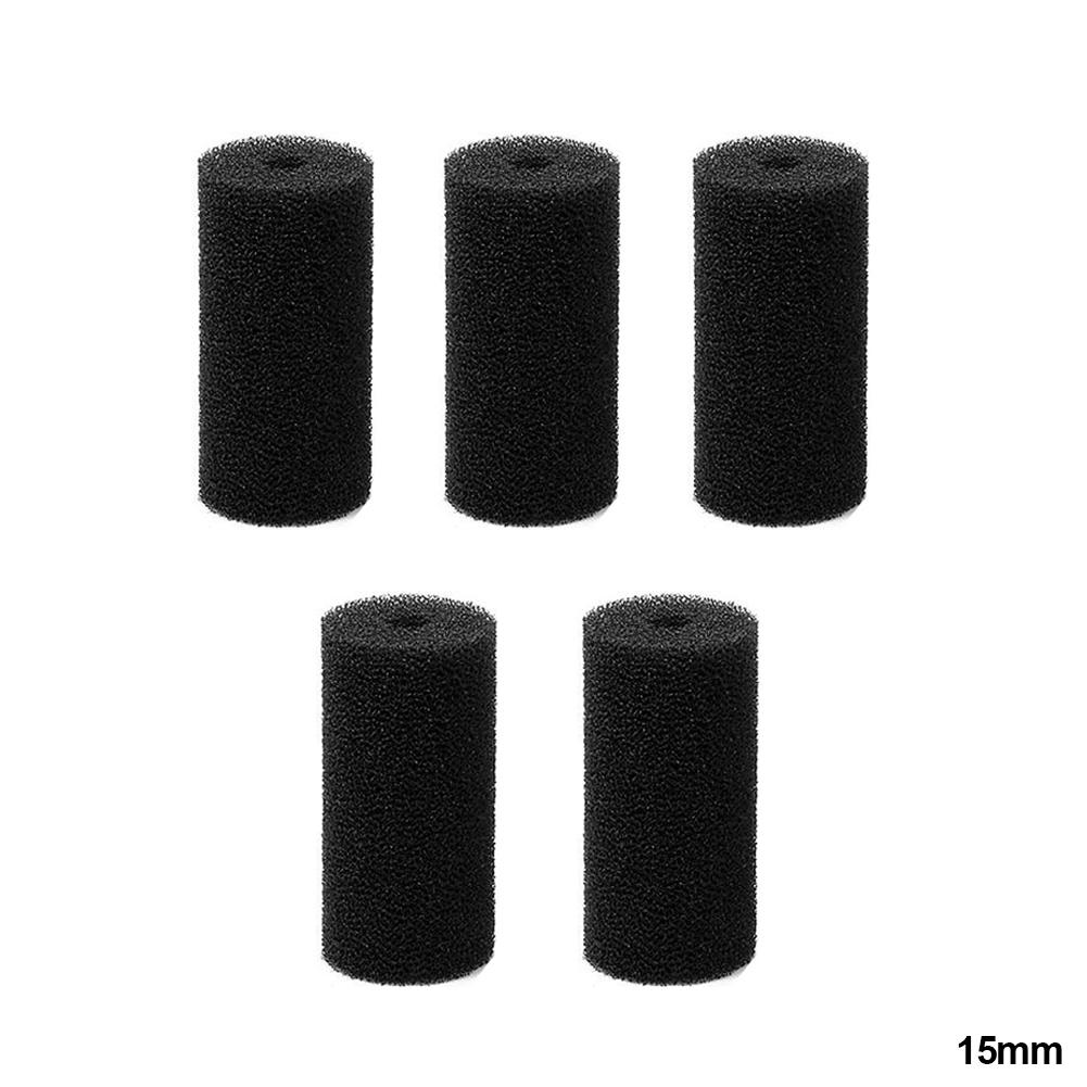 

5 шт. Аквариумный предварительный фильтр-губка для аквариума, впускной фильтр, пенопластовый рулон для предотвращения засасывания мелких рыб и креветок, фильтр-барабан S(inner dia:15mm)-5pcs