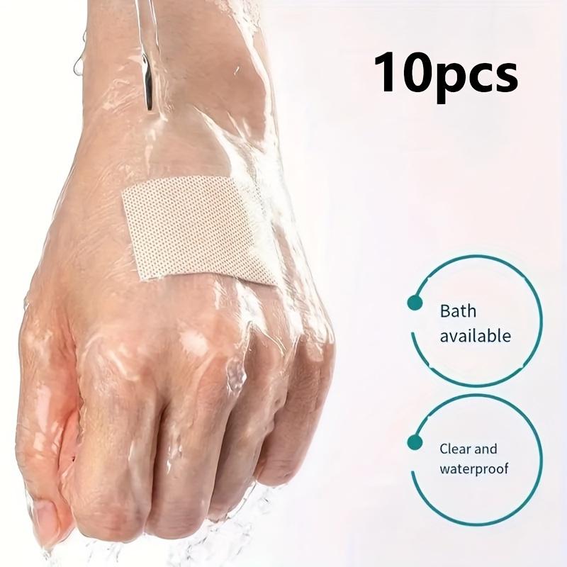 

10/25/50/100pcs Waterproof Transparent Stickers - Disposable & Square Shaped