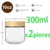 16oz Glass Jars with Airtight Bamboo Lids,Overnight Oats Containers,Wide Mouth Mason jars for Salad,Yogurt,Sugar,Snacks,Spices