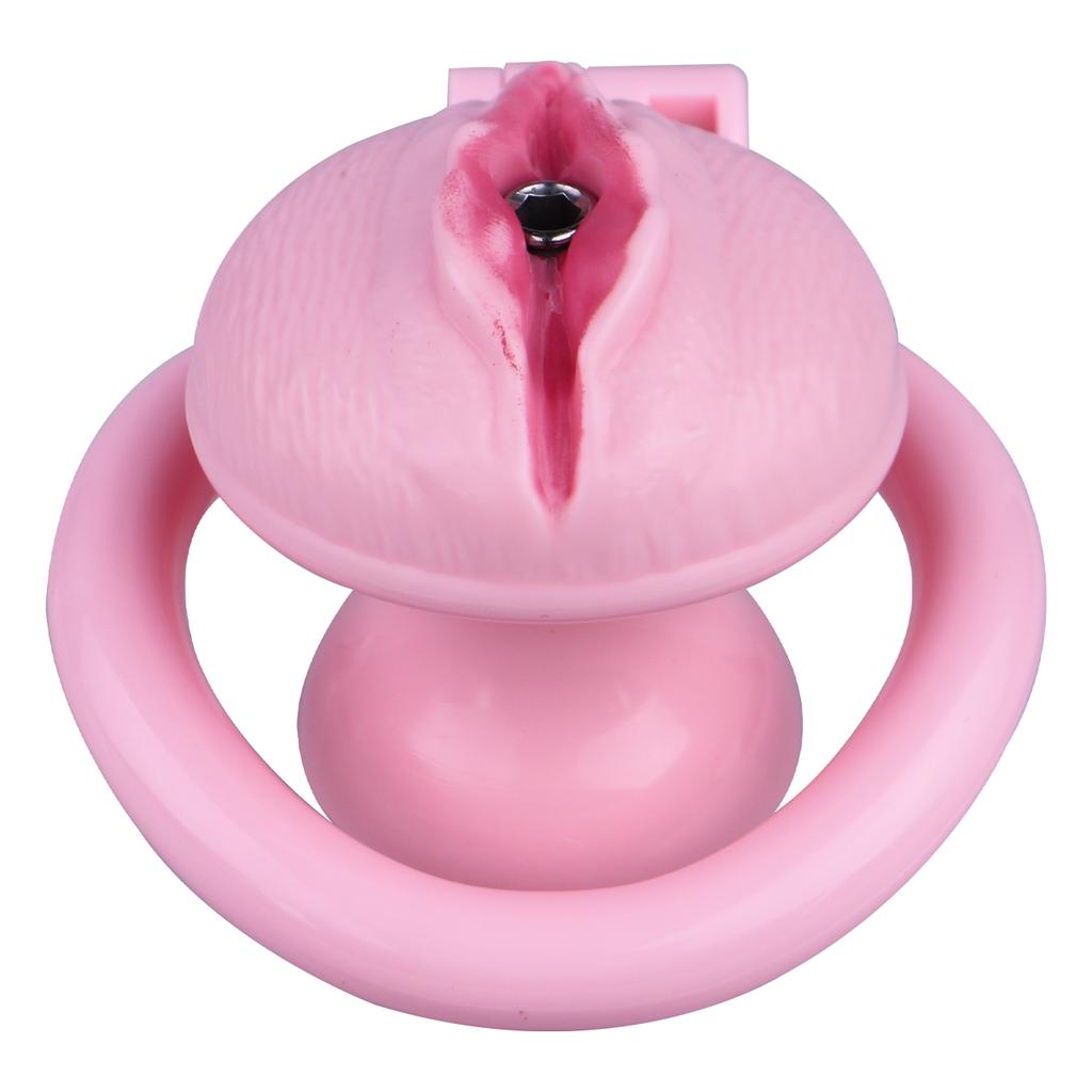 Men Short CB Lock Penis Cage Cock Lock Chastity Lock Sex Toy Femdom Ball Stretcher