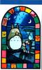Ghibli Museum Exclusive Stained Glass Notepad "Ocarina Totoro" My Neighbor Totoro