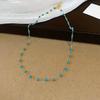 Cherry Gummy Crystal Heart Beaded Stackable Necklace - Summer Collarbone Chain Exquisite Design