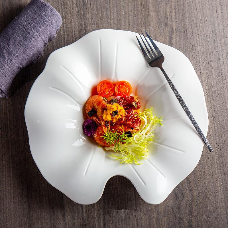 Ceramic Irregular Western Serving Plate