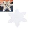 3D Snowboard Stomp Pad Thickened PVC Snowflake Shape Self Adhesive Anti Slip Snowboard Foot Grip for Outdoor Skiing Gear