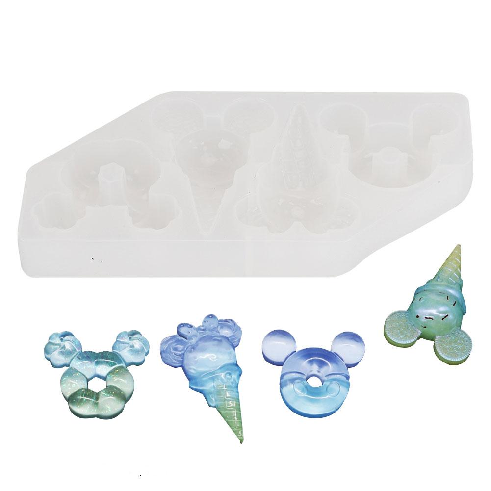 Silicone Reusable Ice Cream DIY Mold Portable Doughnut Making Mold Accessories