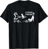 Unisex String Theory T-Shirt Funny Cat Math Science Nerdy Tee