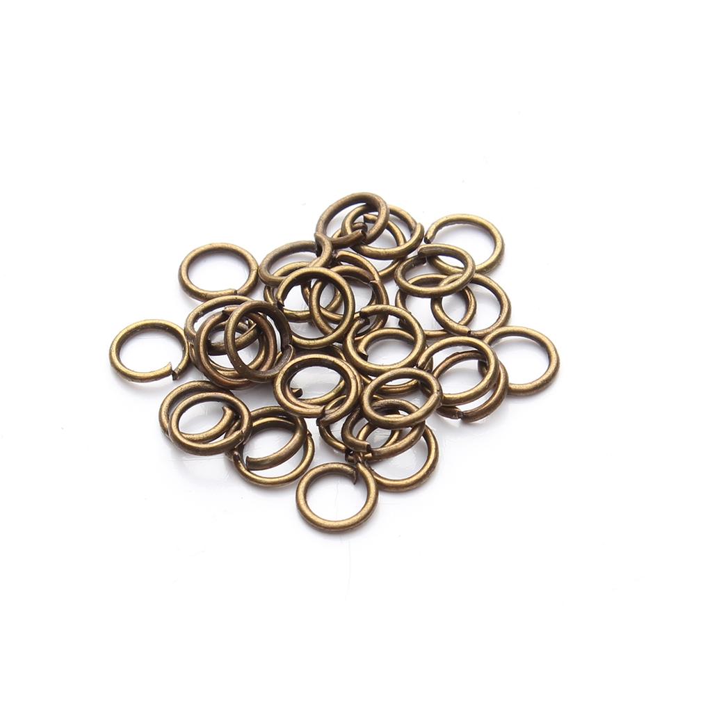 50-200pcs/lot Open Single Loops Jump Rings Split Rings Connectors For Necklace Bracelet Jewelry Accessories