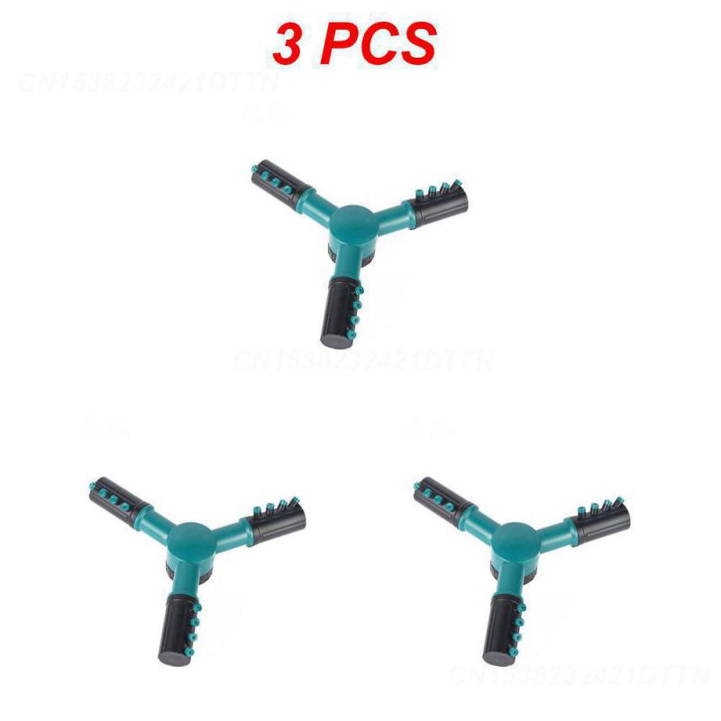 1~5 Pezzi Irrigatori a Spruzzo per Prato Stabile ABS Tre Punte Irrigatore da Giardino Ugello a Tre Punte