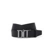 Daks Black Dd Metallic Buckle Leather Automatic Belt