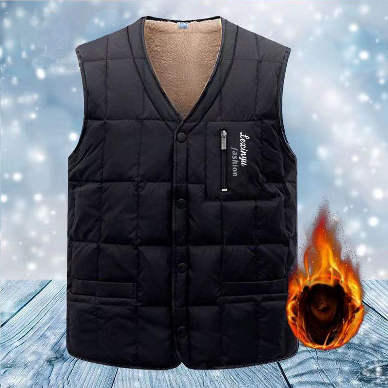 Winter new outer wear sleeveless vest vest men's vest jacket