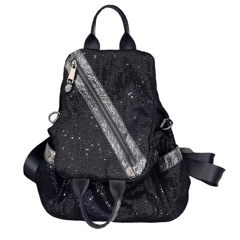 XDLM Fashion Sequin Backpack One Size