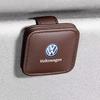 Car Sun Visor Glasses Sunglasses Clip Card Ticket Holder For VW Volkswagen Golf Polo Passat Jetta Interior Mouldings KSDE-U54 Zj8