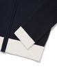 COVERNAT WOMAN High-Neck Zip-Up Knit Navy