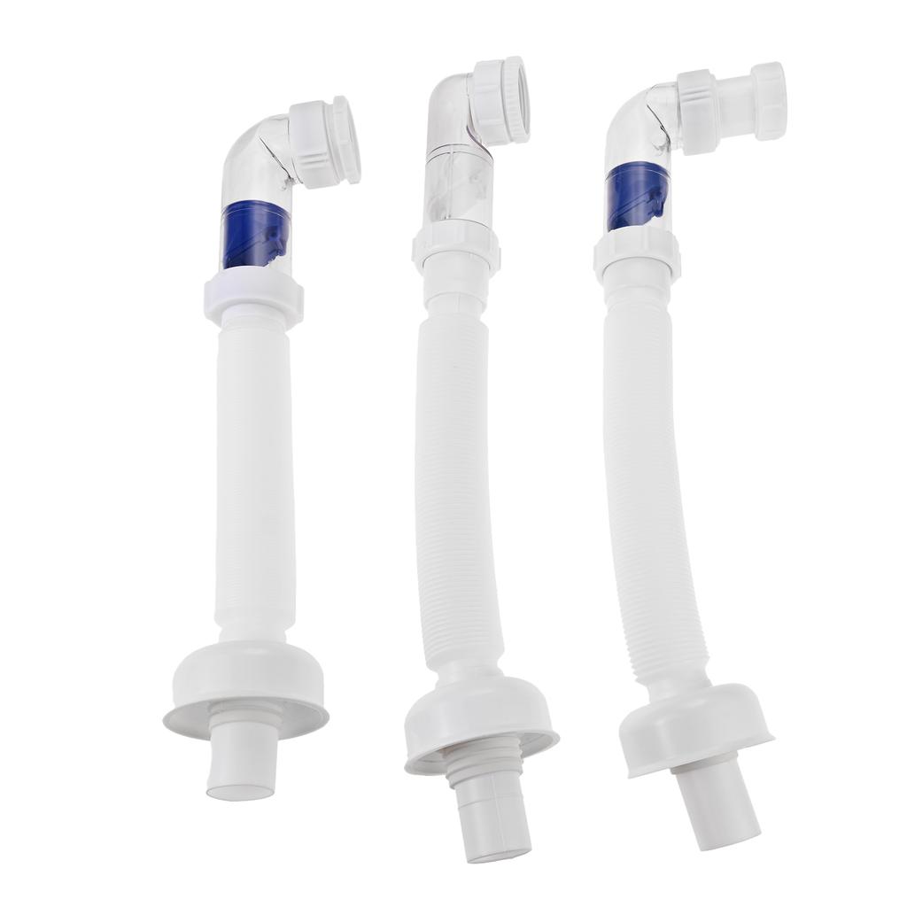 Bathroom Waste Pipe Space-Saving Waste Pipe 1 1/4" Bathroom Sink Plumbing Parts Home Retractable Drainage Tube Drain Down Hose