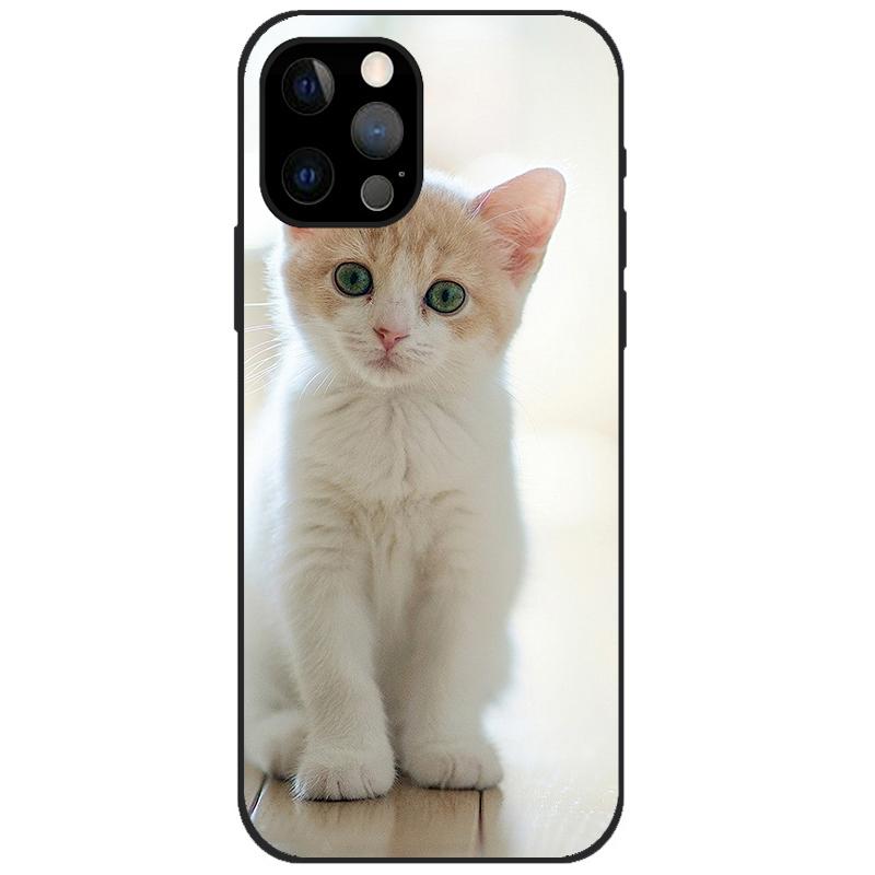 For iPhone 12 Pro Case iPhone12 Pro Bumper Silicon TPU Soft Phone Cover For iPhone 12 Pro Max / 12 Mini Case Cartoon Funda 12Pro