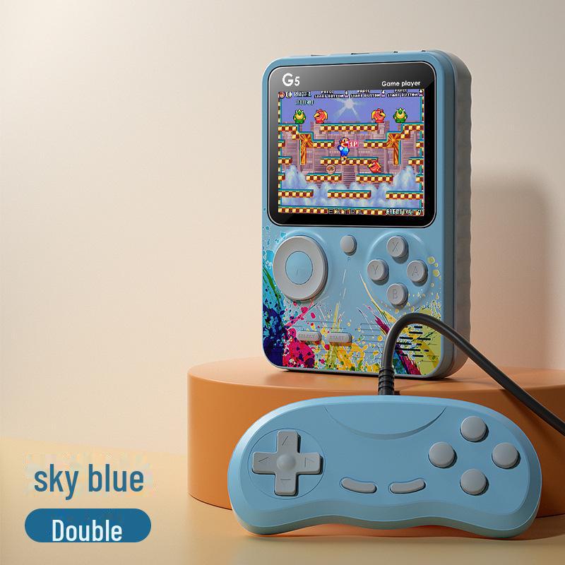 G5 Handheld Game Console: 500 Retro Games, Nostalgic Color Screen, Vibrant Design