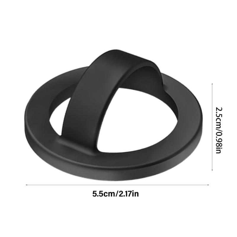Magnetic Phone Rings Holder,Magnet Finger Rings Grip Stand Holder,360 Ratatable Silicone Nonslip Phone Grip