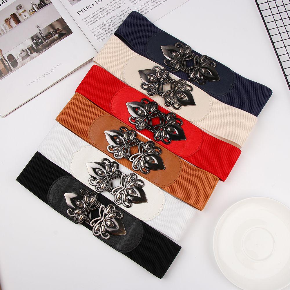 

Украшение платья Металлическая пряжка Изысканные поясные ремни Декоративный пояс Поясной ремень Эластичные ремни