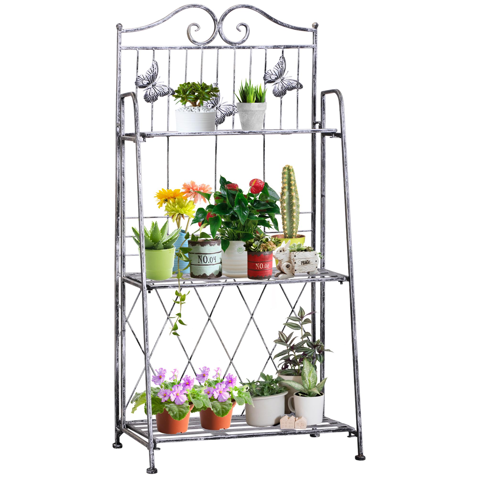 3 Tier Plant Stand Indoor Outdoor