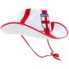 Toyland England Cowboyhut - Kostüm - Fußball-/Cricket-/Rugby-Weltmeisterschaft/Europameisterschaft