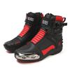 New First-layer Cowhide Waterproof and Drop-proof Motorcycle Riding Shoes Large Size Racing Shoes