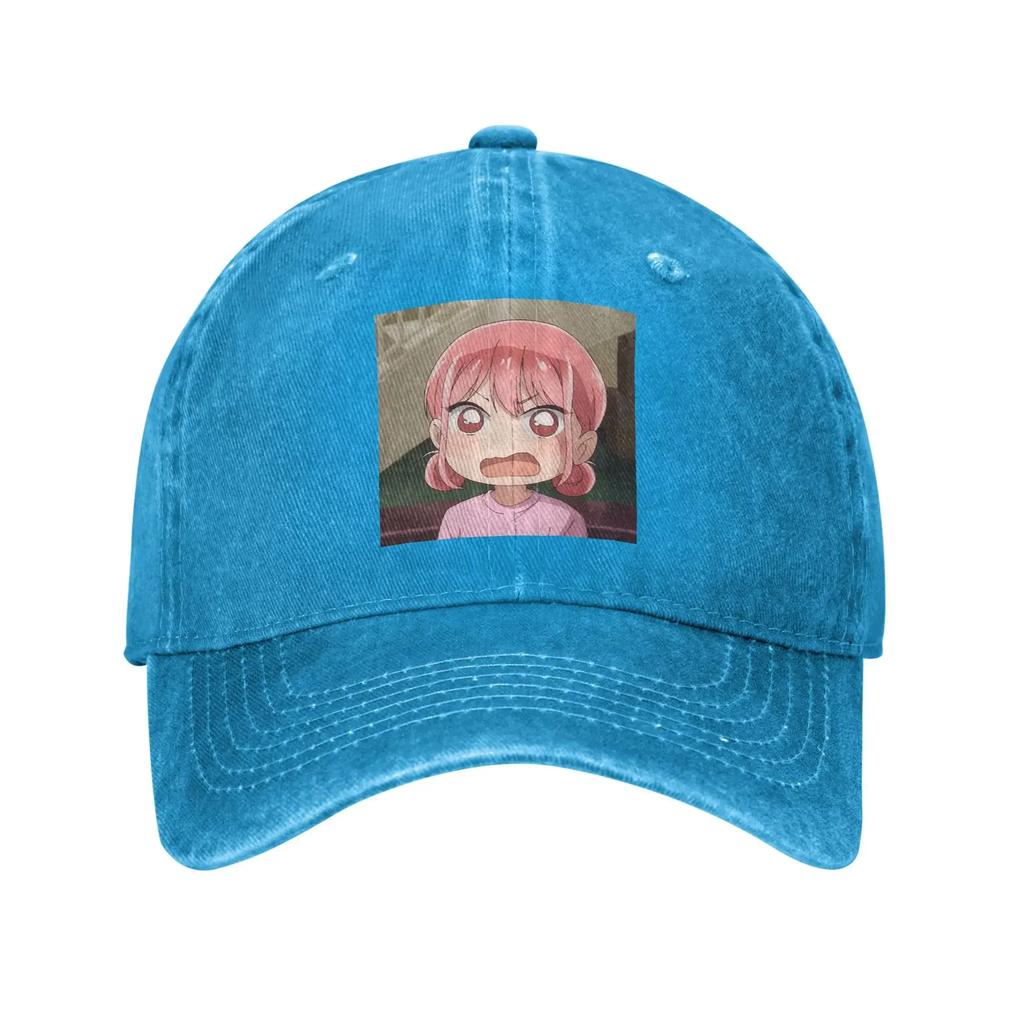 Casquette en Tissu Denim Anime Hina Chono Blue Box Casquettes de Baseball Décontractées Chapeau Réglable Chapeaux de Baseball d'Été Unisexe