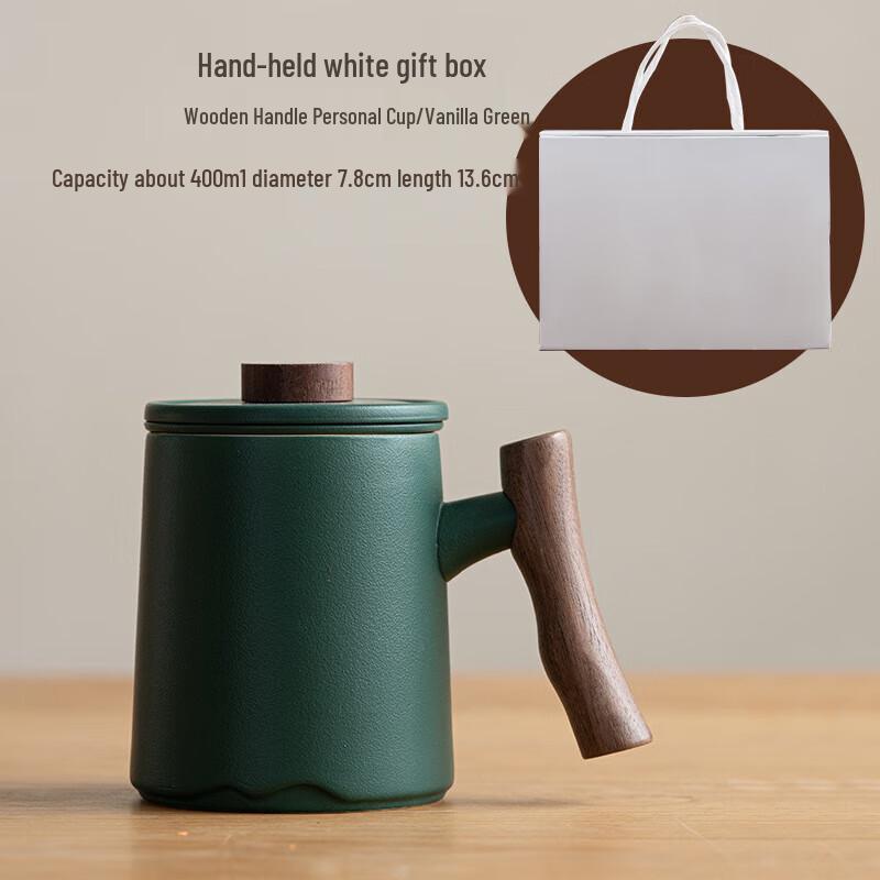Wooden Tea Mug with Crystal Filter Gift Set