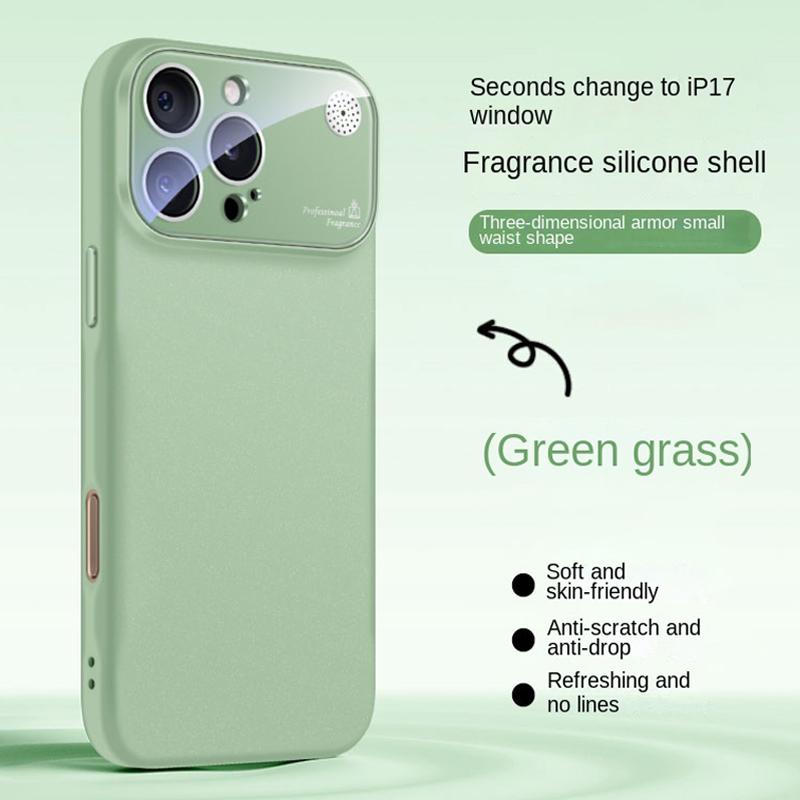 New Fragrance Liquid Silicone Phone Case For iPhone 16 15 14 13 12 11 Pro Max Plus Full Lens Protection Soft Shockproof Cover