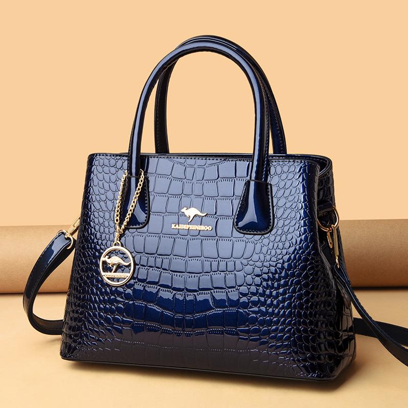 Sac pour femme, nouveau sac à bandoulière, sac à bandoulière simple, sac à main pour femme en cuir verni brillant, sac à main pour femme
