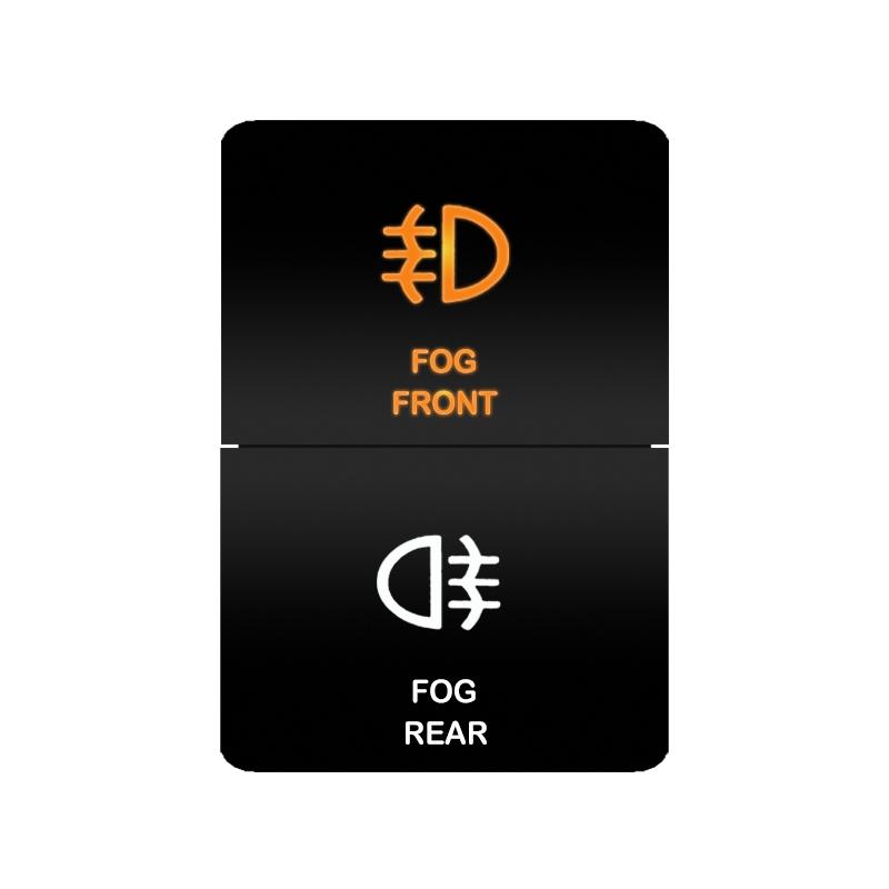 12V 24V LED Rocker Switch Dual Button ON/OFF Amber White Light for LED Light Bar Fog Lights Jeep Toyota 4Runner Land Cruiser