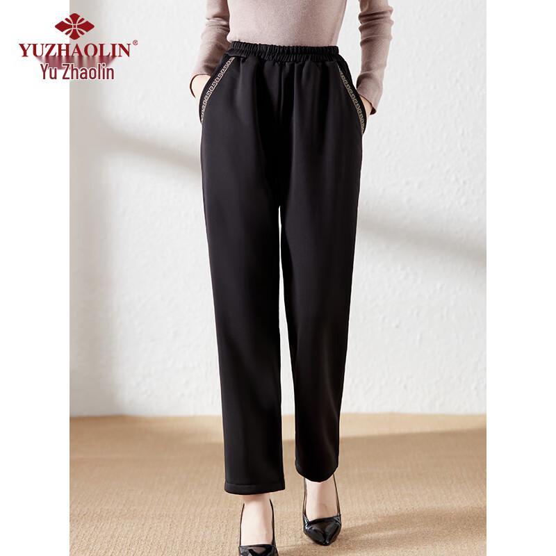 Yuzhaolin Women's Plush-Lined Winter Warm Casual Pants