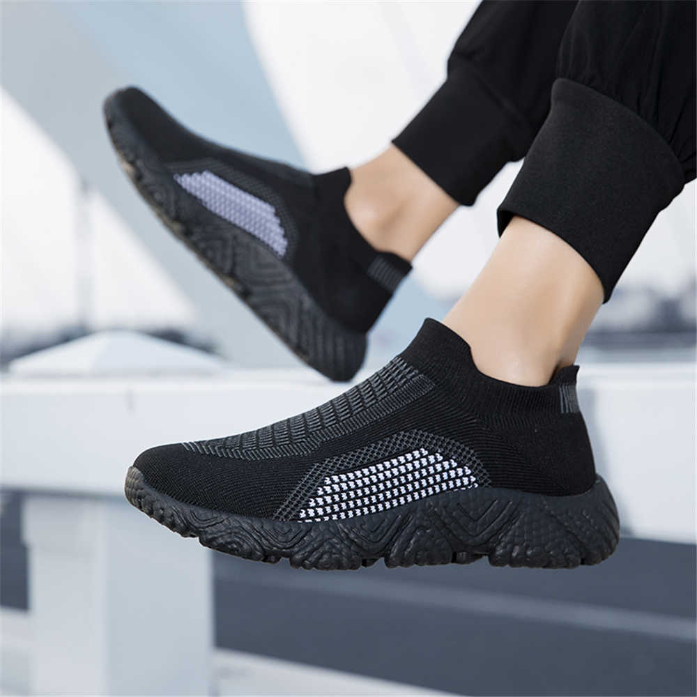Flatform Appearance Increases Vintage Sneakers Flats Black Men's Sports Shoes Spring Boots Casual Fashion-man Bity Tenks