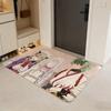 anime S-So I'm a Spider, So What Floor Mat Flannel Door Mat Non-Slip Absorbent Washable Indoor Home Rug