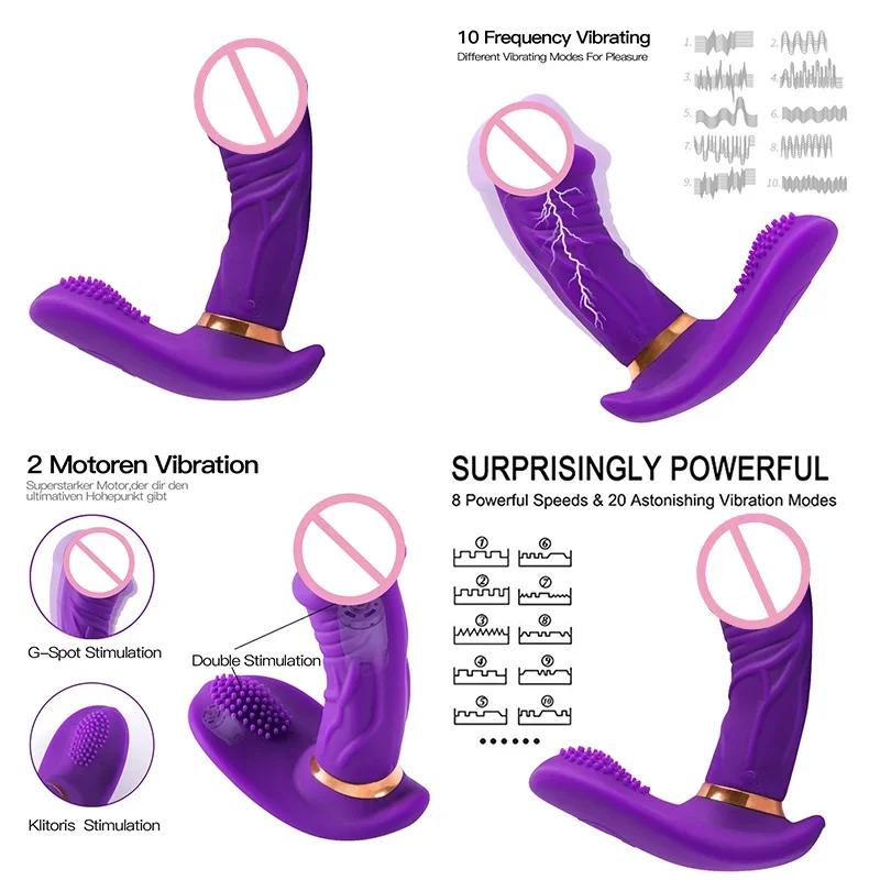 Rubber Anus Vibrator Woman Clitoris Sexual Desire Huge Horse Dildo Suction Vibe Vagina Sex Toy For Both Wireless Erotic Toys