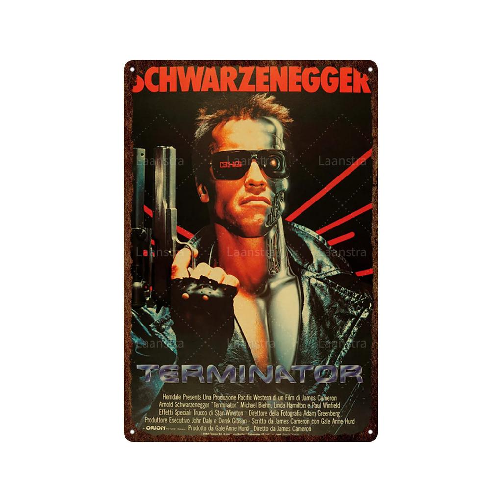 Various Classic Movie Posters Retro Metal Plaque Tin Sign Posters Living Room And Bar Interior Decoration Poster Painting