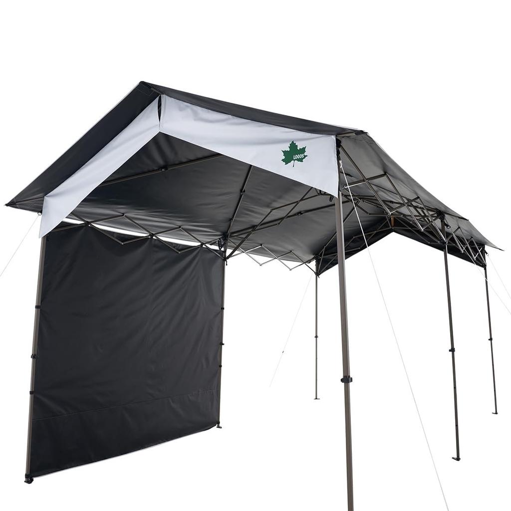 LOGOS Solar Block Q-Set Side Wall 4826-BG 71204010 Camping Tarp Side Sheet UV Cut 99.9% Light Shielding 100% (Side Wall Only, Tarp Not Included)