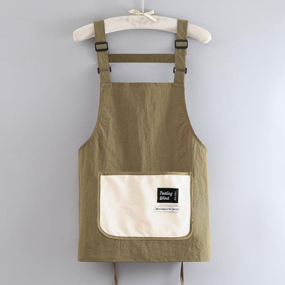 Adjustable Chef Apron Anti-fouling Cooking Smock Portable Catering Work Clothes  for Home Kitchen