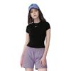 Nike Sportswear Women's Tight Ribbed Short-Sleeve T-Shirt (Unisex) T-Shirts 20739352 | Black