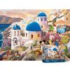 [Puzzle Life] Disney Mickey & Minnie Kinkade-Style Santorini Cafe 1000 Piece Jigsaw Puzzle