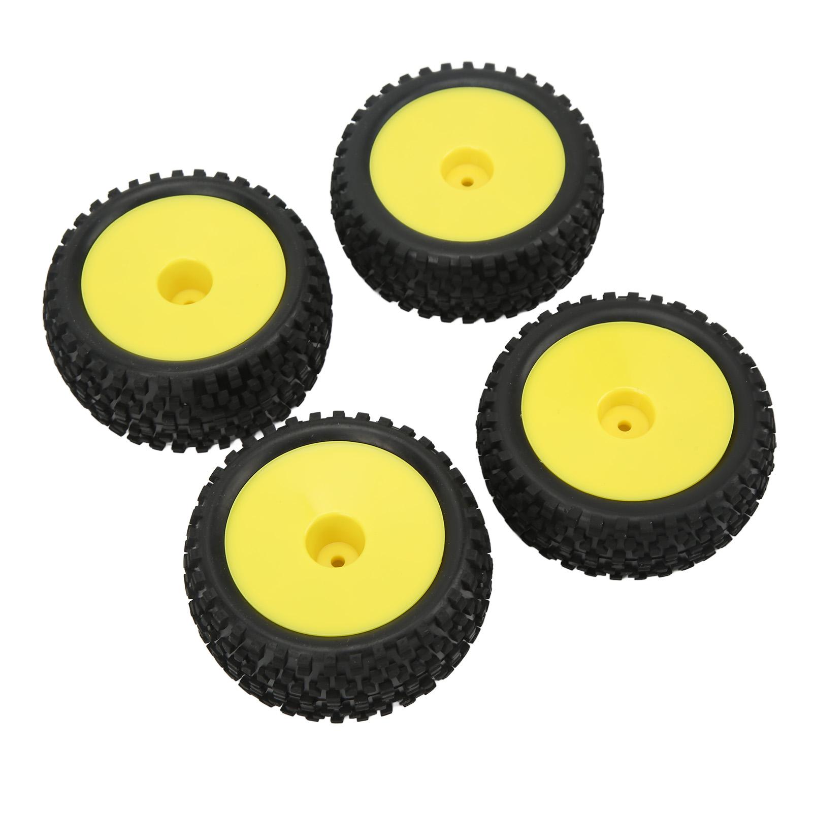 

4 шт. RC Гумові шини Висока зносостійкість Сильне зчеплення Гнучкі шини для RC коліс для 110 Позашляховика