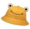 2024031113 Green Frog Bucket Hat Cotton Adult Children