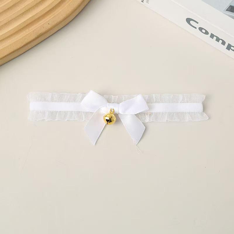Cute Bell Choker & Cat Ear Headband Set - Cosplay Sweet Maid Atmosphere Accessories