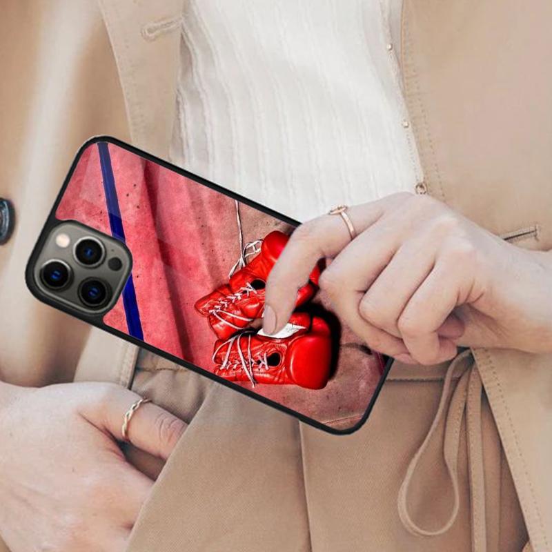 

Red boxing gloves Magnetic Phone Case For APPLE iPhone 17 Air 16 14 13 12 Pro Max 15 Plus Wireless Charge With MagSafe Cover iPhone 14