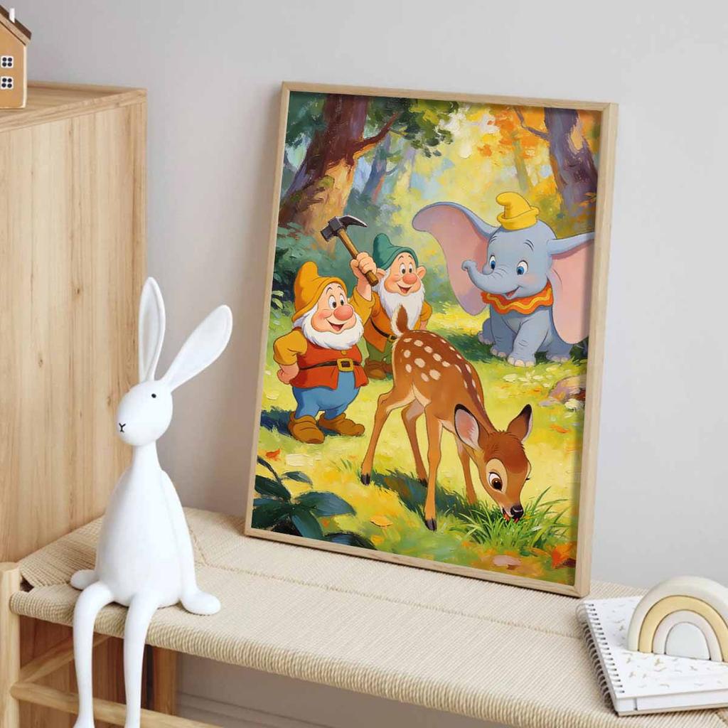 Disney Dumbo Bambi Seven Dwarfs Diamond Painting Art Kit Mosaic Handmade Diy Gift Home Decor