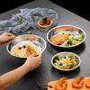 Yuzhou 304 Stainless Steel Round Dinner Plates